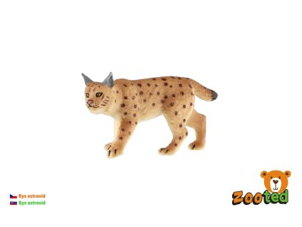 Rys ostrovid zooted plast 8cm