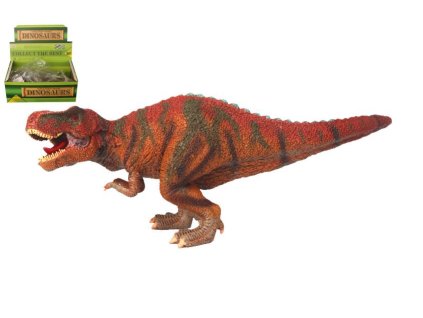 Dinosaurus velký plast 24-28cm 4 druhy v sáčku 8ks v boxu