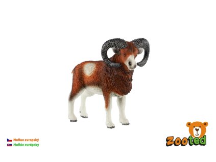 Muflon evropský zooted plast 8cm