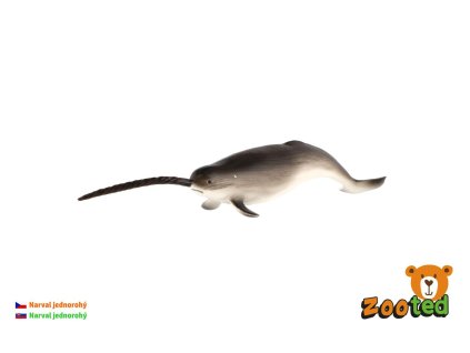 Narval jednorohý zooted plast 20cm