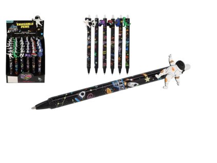 Tužka/pero gumovací Best games 15cm plast 6 druhů 36ks v boxu