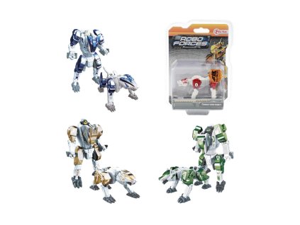 Transformer zvíře/robot plast 9cm 4 druhy v blistru