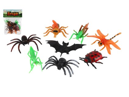 Hmyz 8 ks plast 7-12cm v sáčku