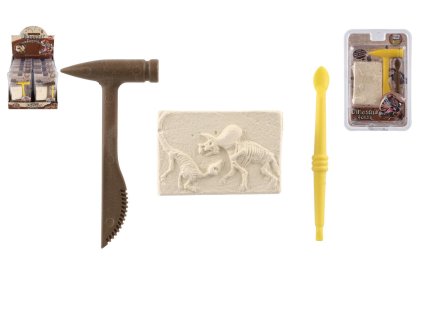 Malý archeolog dinosaurus fosilie plast 2 barvy v blistru 12,5x19x5cm 12ks v boxu