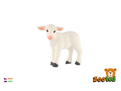 Ovce domácí jehně zooted plast 5cm