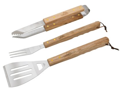 Grilovací nářadí WOOD sada 3ks CATTARA