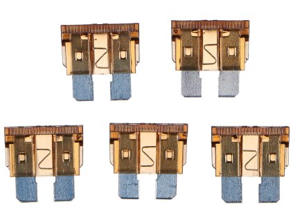 Sada nožových automobilových pojistek MECHANIC FUSE SET 7,5A, 100ks SIXTOL