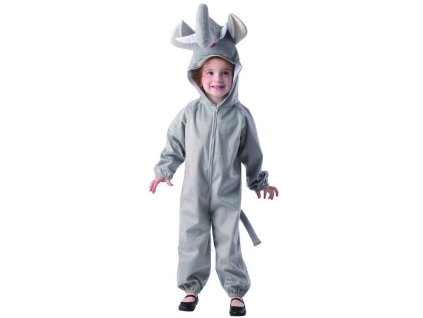 KARNEVAL Šaty sloník vel.XS (92-104 cm) 3-4 roky *KOSTÝM*