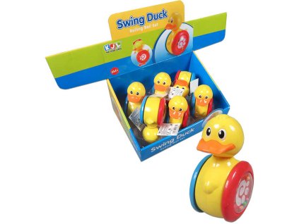 Kačenka baby houpající se 13cm chrastítko s kuličkami pro miminko