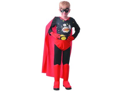 KARNEVAL Šaty Hrdina vel.M (120-130cm) 5-9 let *KOSTÝM*