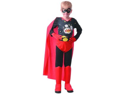 KARNEVAL Šaty Hrdina vel.L (130-140cm) 9-12 let *KOSTÝM*