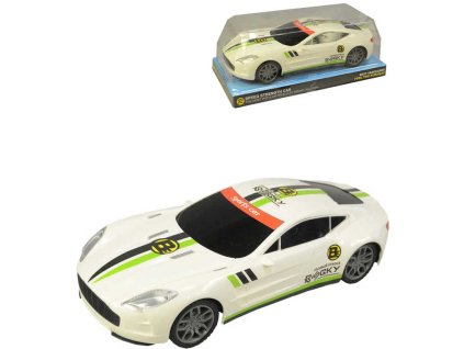 Auto závodní sportovní 25cm na setrvačník 2 barvy plast