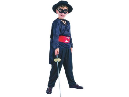 KARNEVAL Šaty BANDITA vel. M (120-130 cm) 5-9 let KOSTÝM