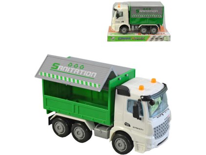 Auto pracovní popelářské plastové 16cm volný chod