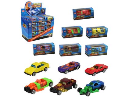 Auto závodní kovové 6cm závodnička Speed King různé druhy v krabici