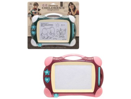 Tabulka magická kreslicí set s kouzelným perem a 2 razítky 2 barvy