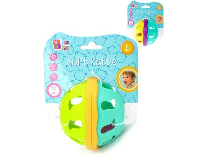 BAM BAM Baby chrastítko koule plast pro miminko