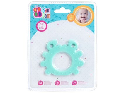 BAM BAM Baby kousátko krab plast pro miminko