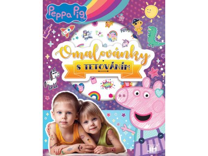 JIRI MODELS Omalovánky + tetování Peppa Pig