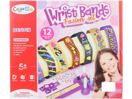 Výroba náramků s barevnými kamínky kreativní dětský set v krabici