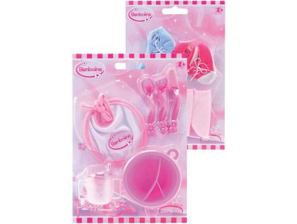 Panenka Bambolina doplňky pro miminko 9 druhů na kartě