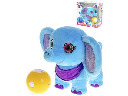 PLYŠ Slon jezdící za míčkem herní set na baterie Zvuk *PLYŠOVÉ HRAČKY*