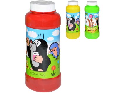 KRTEK (Krteček) Bublifuk maxi 240ml bublifukovač v plastové láhvi 3 barvy