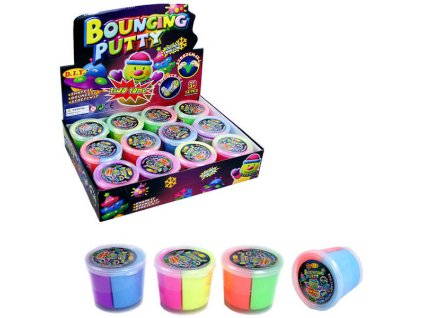 Hmota tvarovací - Modelína dvoubarevná 4 barvy