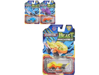 Teamsterz auto kovové příšerka Beast machines 8cm volný chod různé druhy