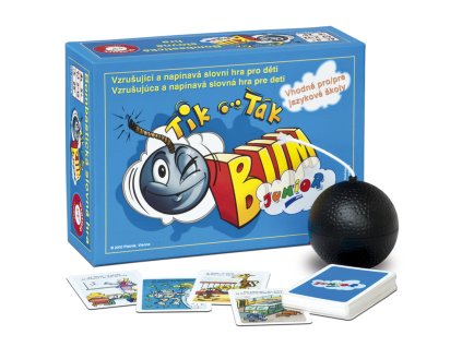 PIATNIK Hra TIK TAK BUM Junior s obrázky Zvuk *SPOLEČENSKÉ HRY*