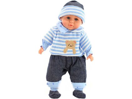 Panenka 30cm miminko chlapeček v pyžámku měkké tělíčko v sáčku