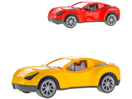 Auto sportovní plastové 38cm volný chod 2 barvy