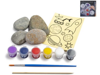 NASA Malování na kamínky Planety kreativní sada s kameny a barvičkami
