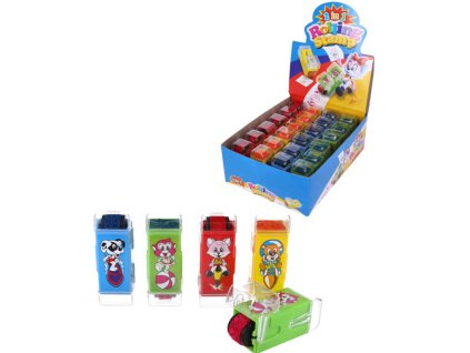 Razítko roller 2v1 dětské tiskátko zvířátka 4 druhy