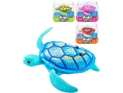 ZURU Robo Alive želva plave / chodí / potápí se na baterie 4 barvy