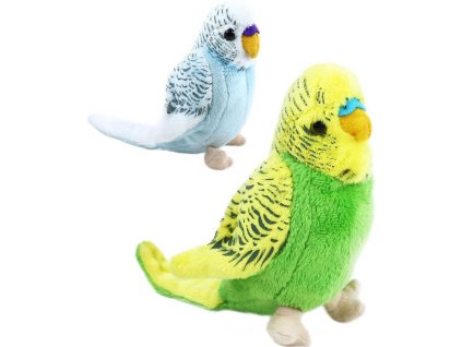 PLYŠ Andulka 12cm plyšový ptáček 2 barvy *PLYŠOVÉ HRAČKY*