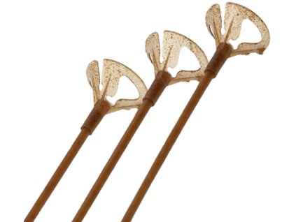 GEMAR Tyčka Eko 30cm na balónky plněné vzduchem s kloboučkem BIO z agáve