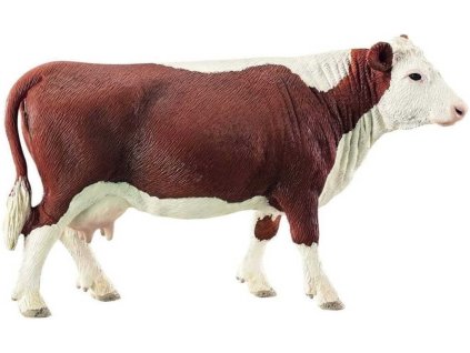 SCHLEICH Herefordská kráva 14cm figurka ručně malovaná