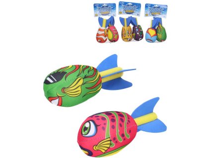 Bomba vodní 17cm zvířátko veselé textilní střela set 2ks na vodu 2 druhy