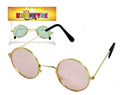 KARNEVAL Brýle lenonky 2 druhy KARNEVALOVÝ DOPLNĚK