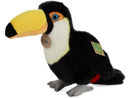 PLYŠ Pták Tukan 23cm Eco-Friendly *PLYŠOVÉ HRAČKY*