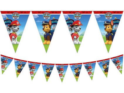 PROCOS Girlanda vlaječková Tlapková Patrola ozdobný závěs dekorace na párty II.