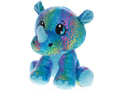 PLYŠ Nosorožec Star Sparkle 24cm duhový třpytivý *PLYŠOVÉ HRAČKY*