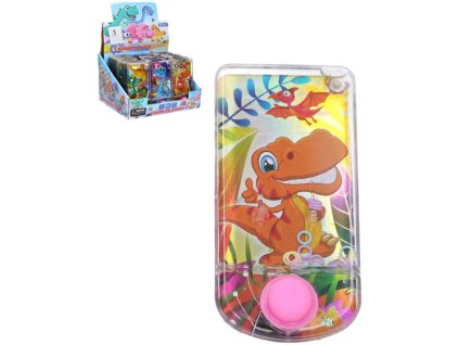 Hra vodní Dinosaurus navlékání kroužků na hroty 3 druhy plast
