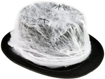 KARNEVAL Klobouk s pavučinou dospělý *KARNEVALOVÝ DOPLNĚK*