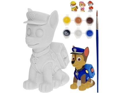 Paw Patrol Malování na figurku kreativní set s barvičkami 4 druhy porcelán