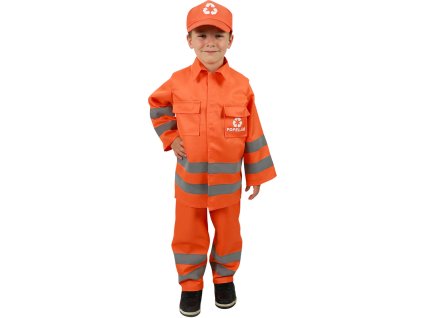 KARNEVAL Šaty Popelář CZ vel. L (128-140cm) 8-10 let *KOSTÝM*