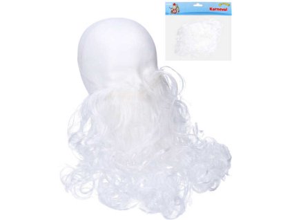 KARNEVAL Vousy bílé mikulášské *KARNEVALOVÝ DOPLNĚK*