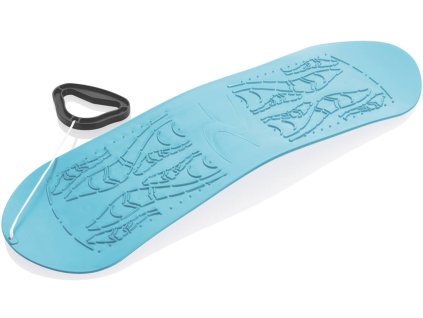 PLASTKON Kluzka dětský snowboard prkno na sníh bez vázání Azurové