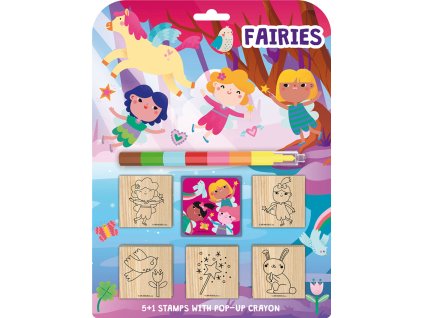 JIRI MODELS Razítka 5+1 s pop-up voskovou víly